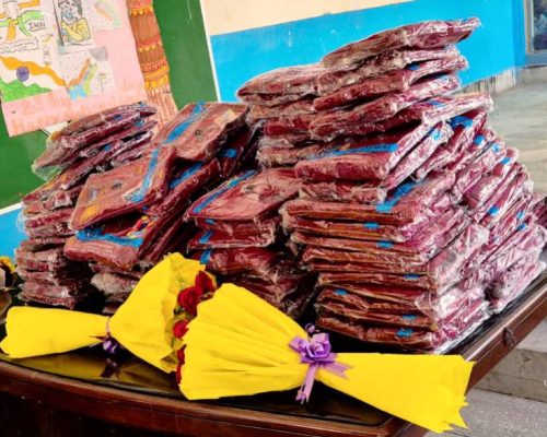 Winter Woolen Cloths School Uniform Free distribution in GOvt school GUrgaon